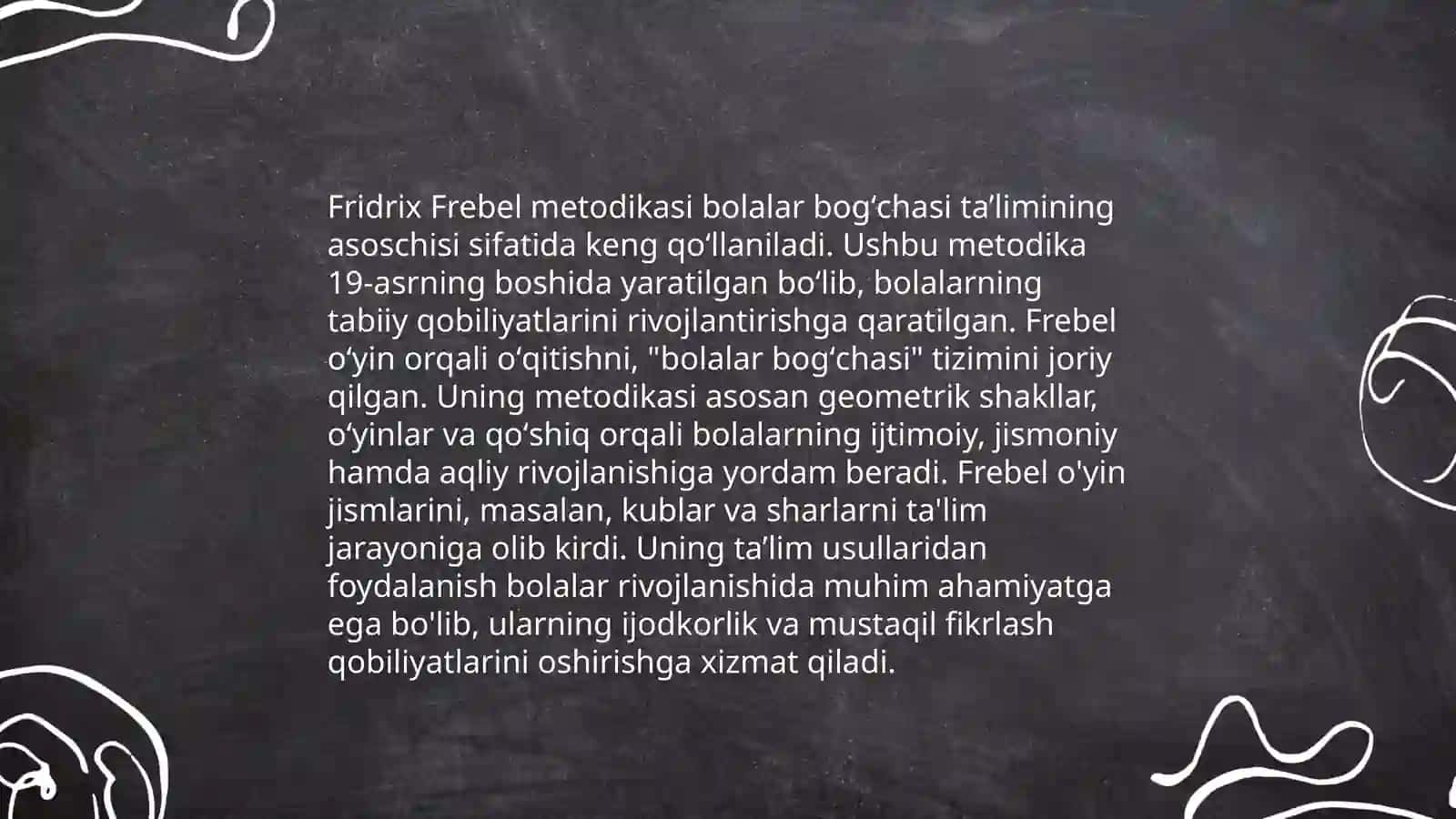 Frebelning didaktik tizimi 4