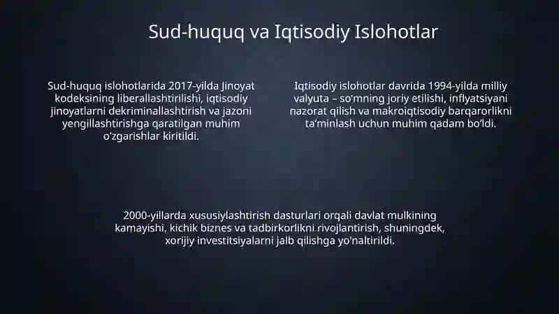 Konstitutsiyaviy va Maʼmuriy Islohotlar 4