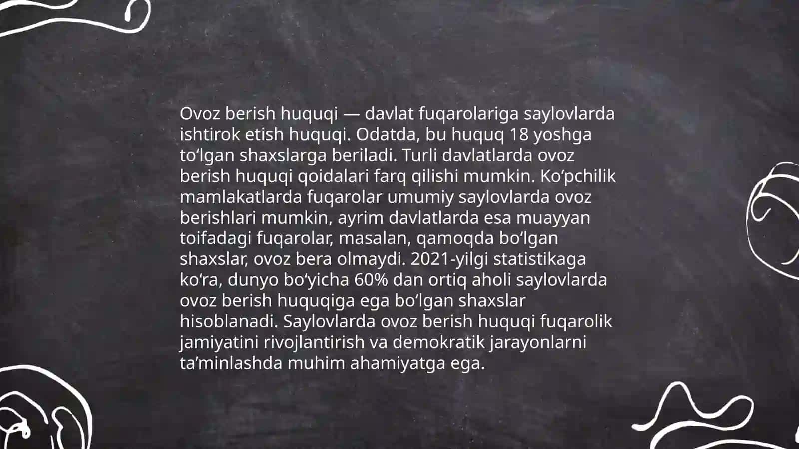 Siyosiy huquqlar 4