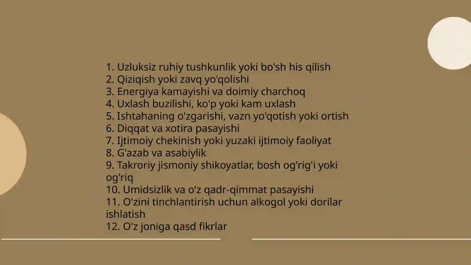 Yashirin depressiya 4