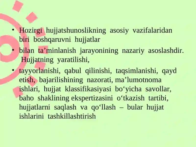 Hujjatlarning paydo bo'lishi va tarixi 4