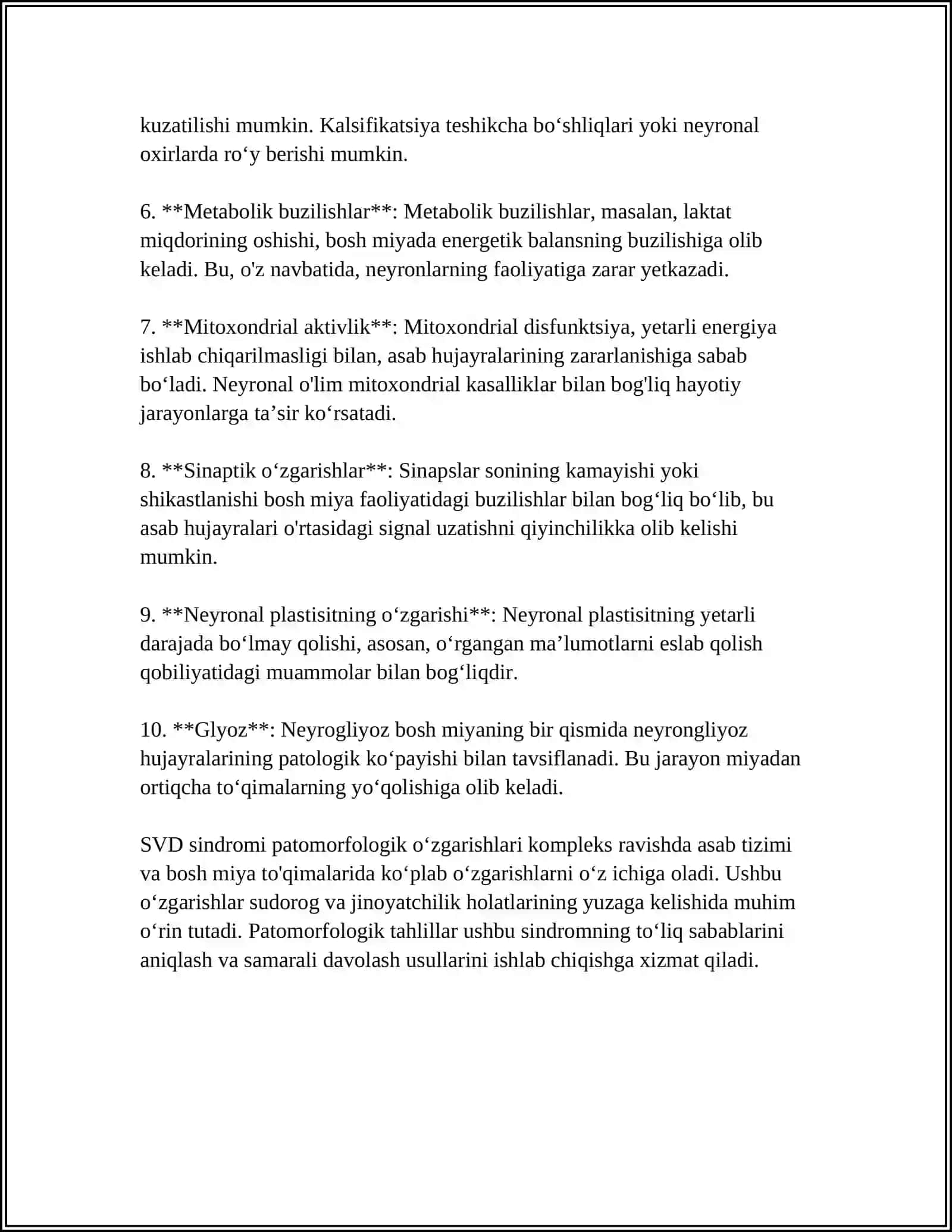 PATALOGIK ANATOMIYA SVD SINDROMI 4