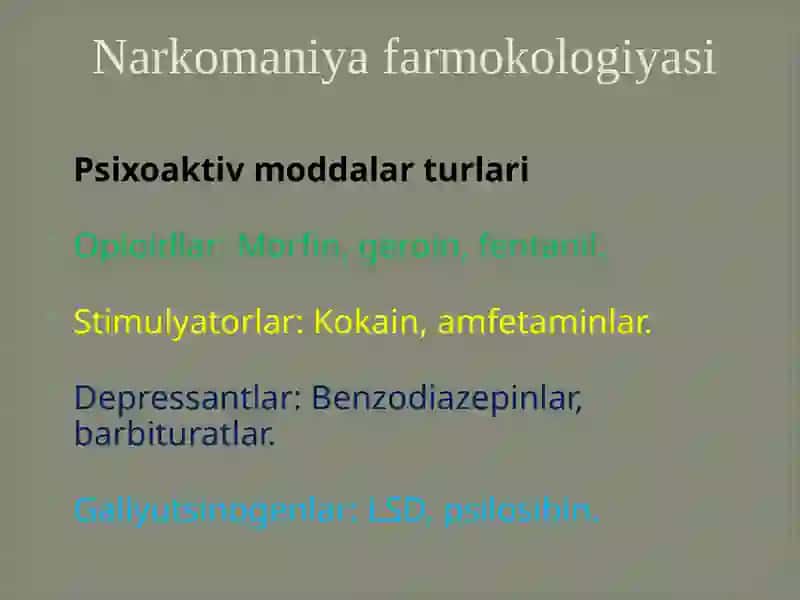 Narkomaniya haqida umumiy tushuncha 4