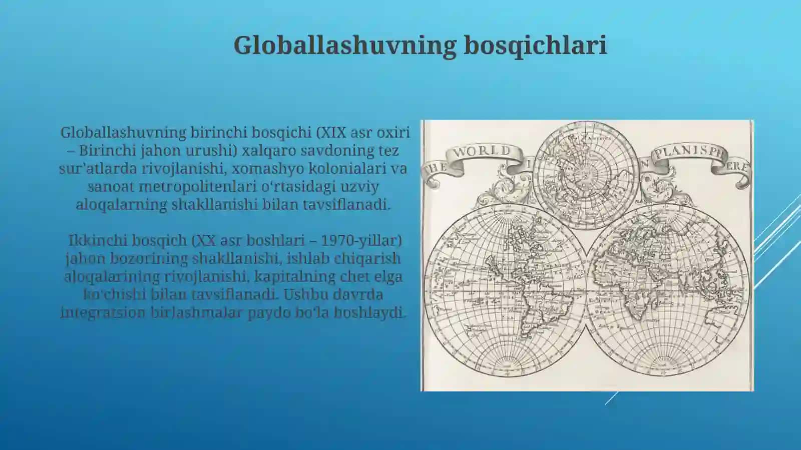 Iqtisodiy jarayonlarning globallashuvi 4