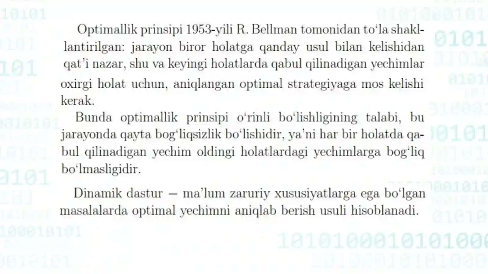 Zaxirani boshqarish masalasi 4