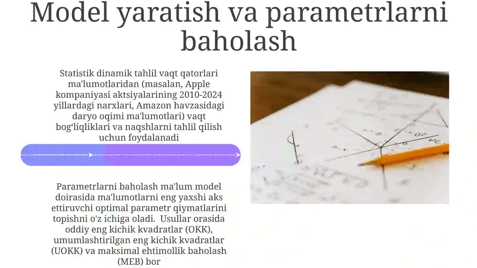 Statistik Dinamik Tahlilga Kirish 4