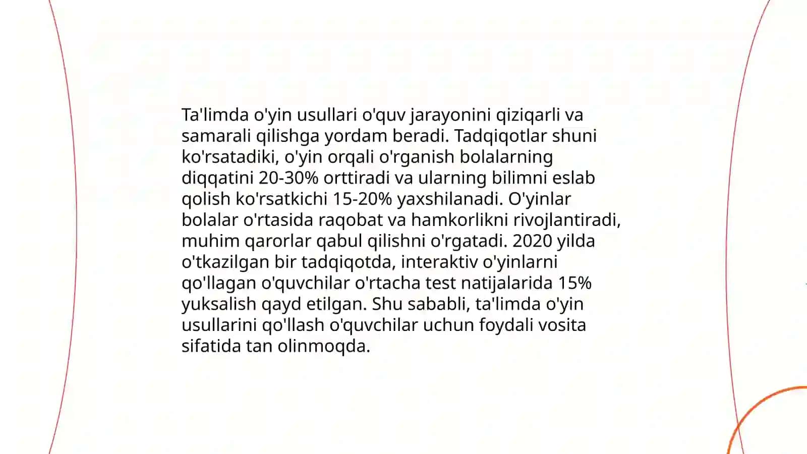 O'yinlar va bolalar rivojlanishi 4