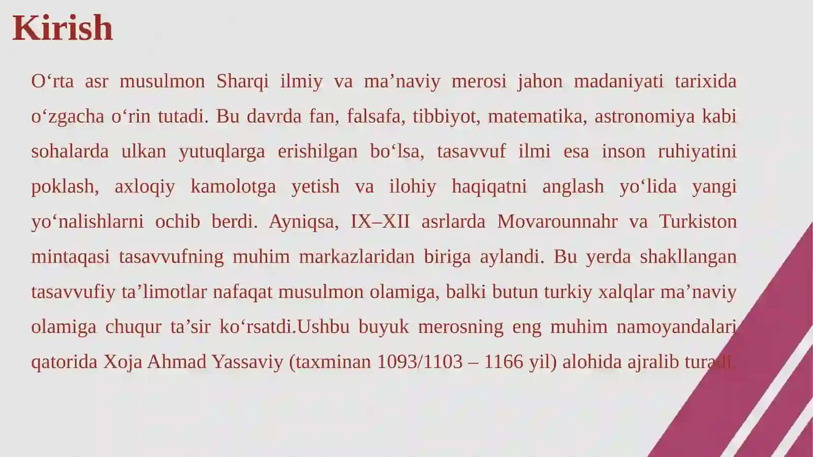 Ahmad Yassaviy (vaf. 1167) 4