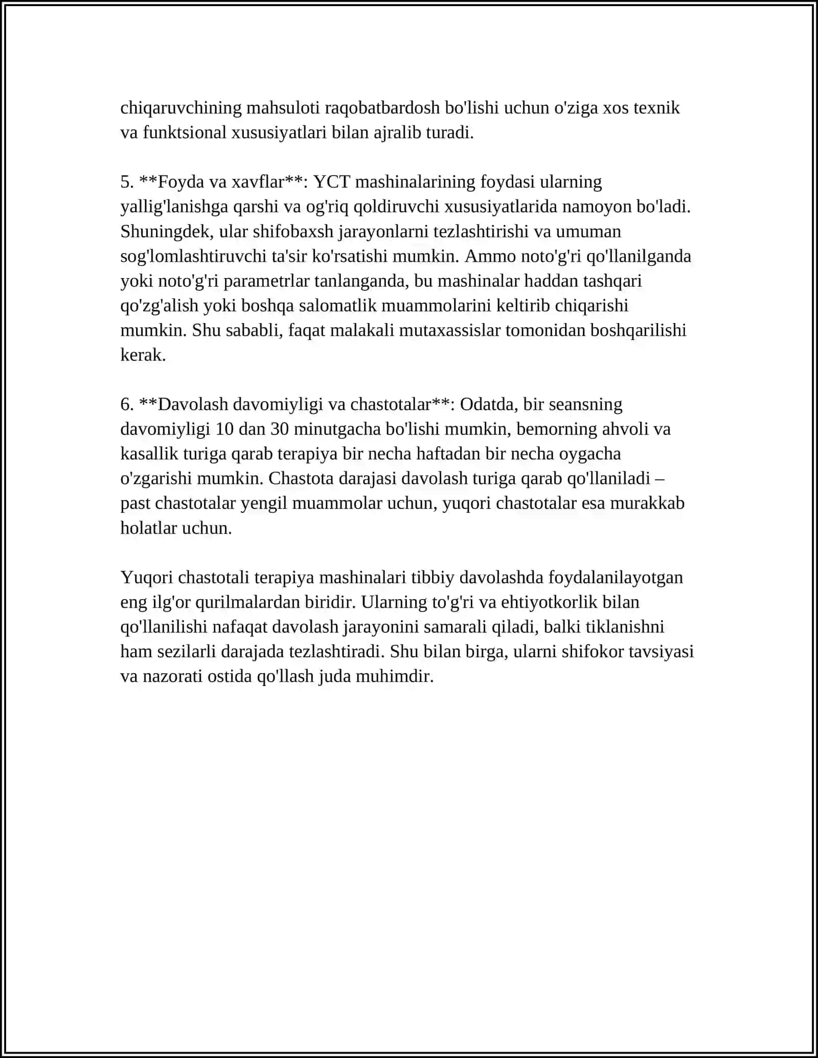 Yuqori chastotali terapiya mashinalari 4