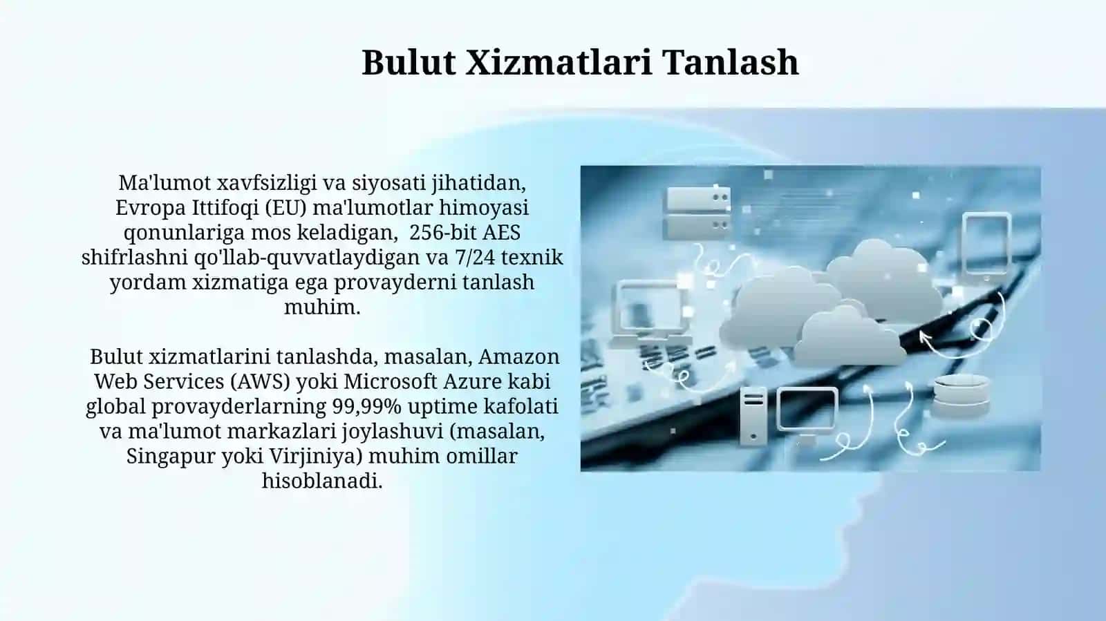 Bulutli xizmatlar (cloud services) 4