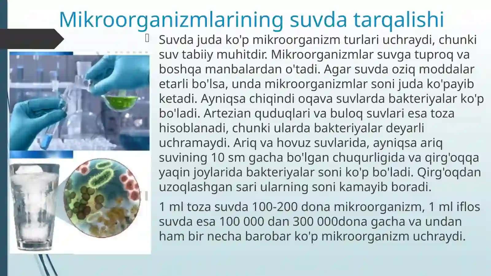 MIKROORGANIZMLAR EKOLOGIYASI 4