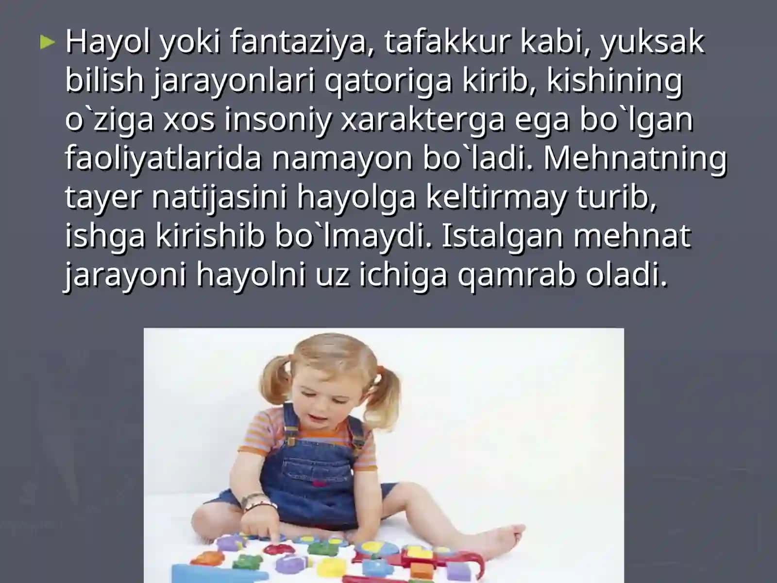 Xayol haqida tushuncha 4