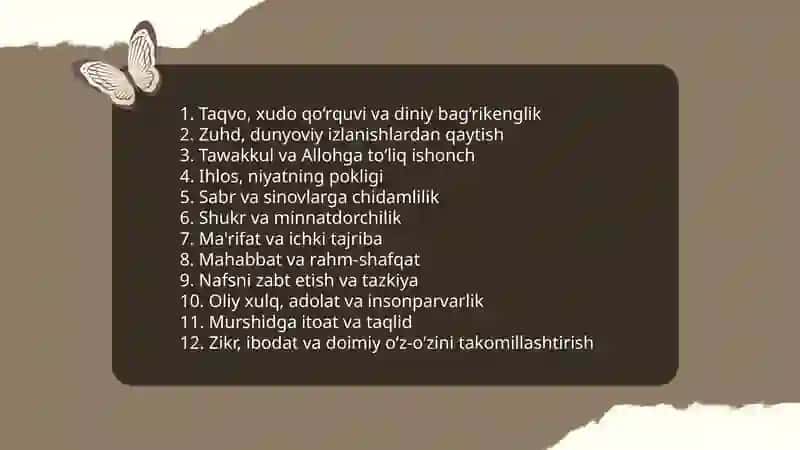Tasavvufda komil inson qarashlari va tariqatlari 4