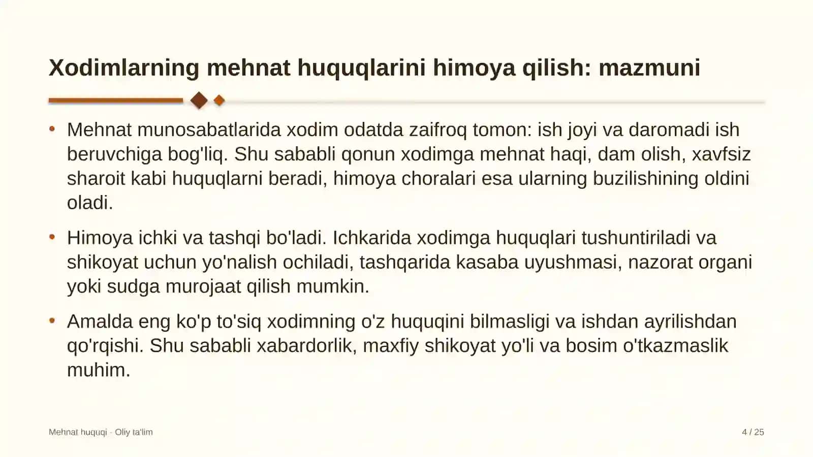 san'at galereyalarida xodimlarning mehnat huquqlarini himoya qilish 2967 4