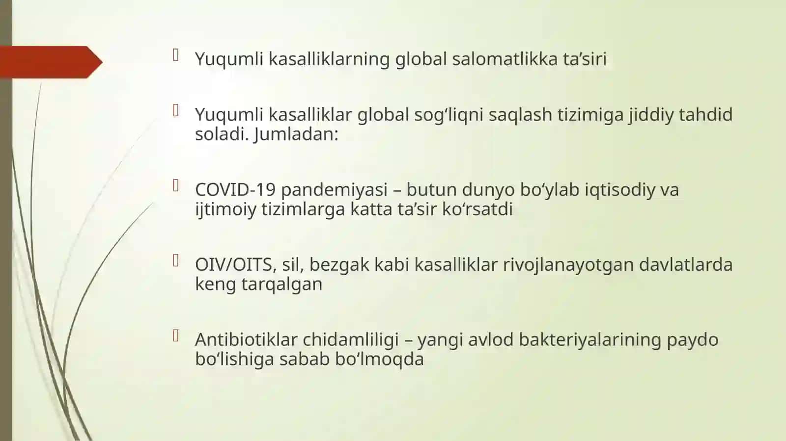 infeksion kasalliklarni tarqalish omillari 4