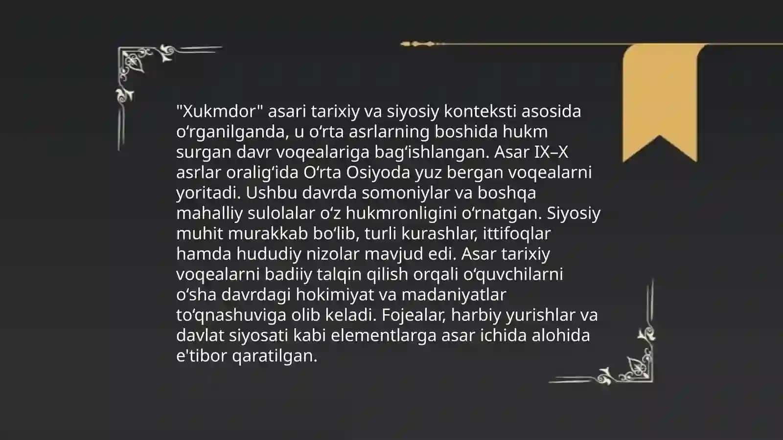 Makiavellining "Xukmdor"asari boʻyicha taqdimot 4
