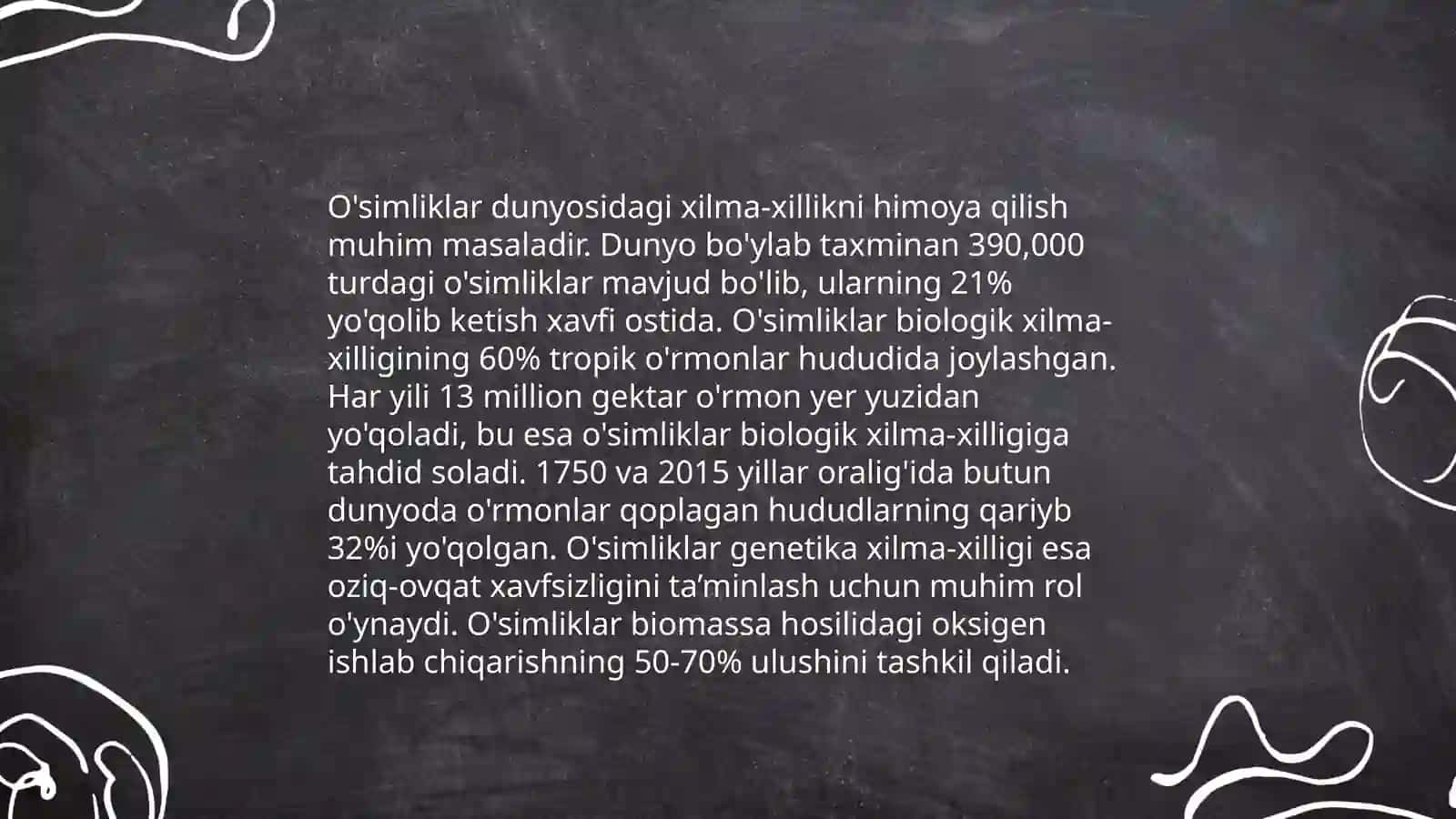 O'zbekistonda bioxilma xillikni saqlash 4
