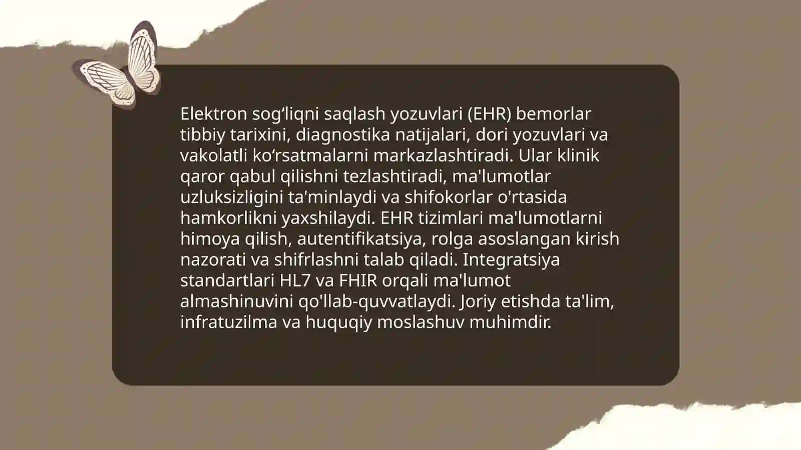 Tibbiyot masalalarini yechishda axborotkommunikatsiya texnologiyalari 4