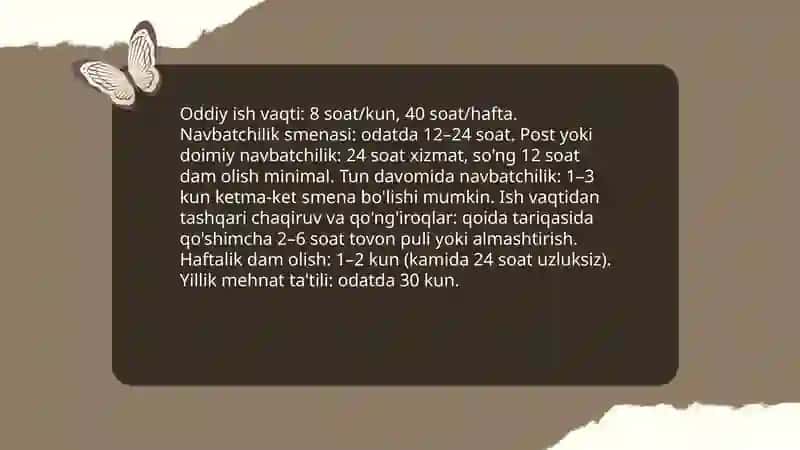 Mehnat sharoitlari 4
