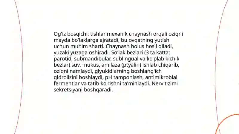 Hazm fiziologiyasi 4