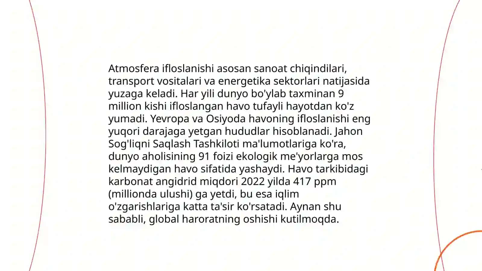 Ekologik global muammolar 4