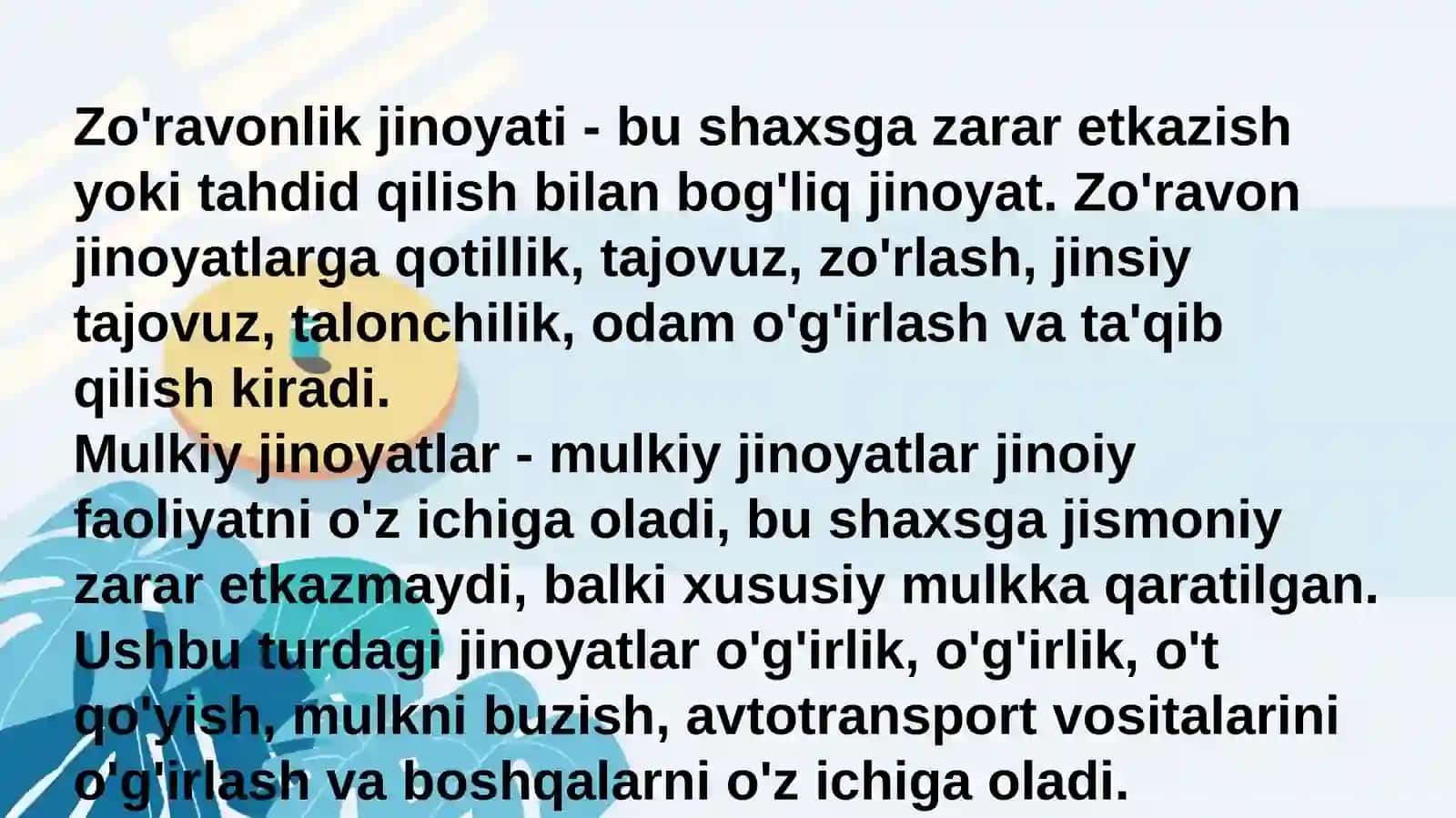 Dunyoda jinoyatchilikning xolati 4