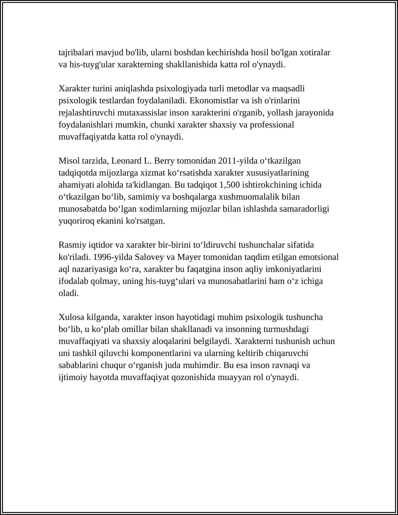 XARAKTER HAQIDA TUSHUNCHA 4