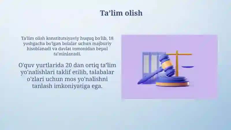 Huquq va Erkinliklarning Kafolati 4