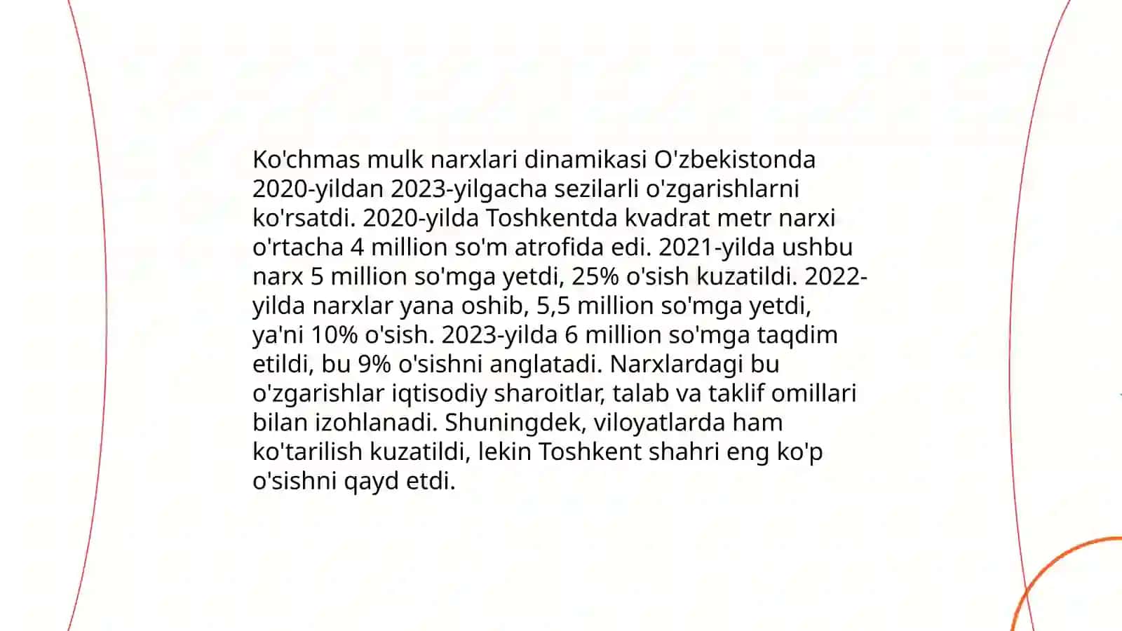 Ko'chmas mulk bozori tahlili 4