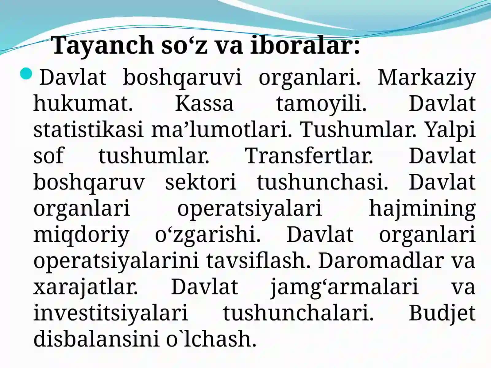 Davlatning byudjet – soliq (fiskal) siyosati 4