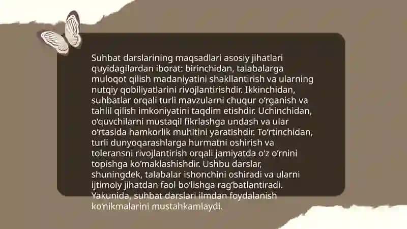 Suhbat darslarini tashkil etish metodikasi 4