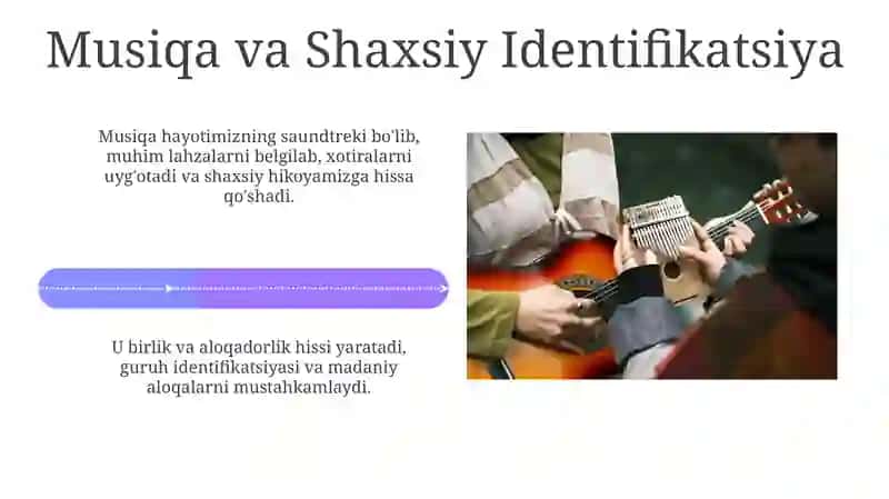 Musiqa va mansublik 4