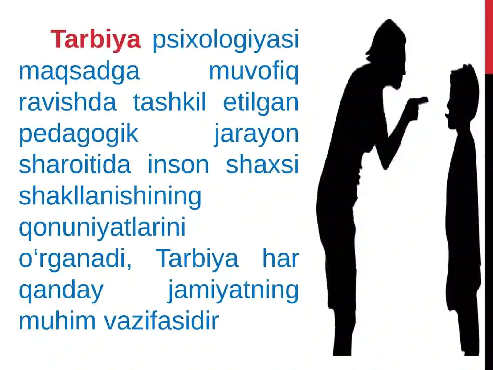 Tarbiyajarayonining psixologik asoslari 4