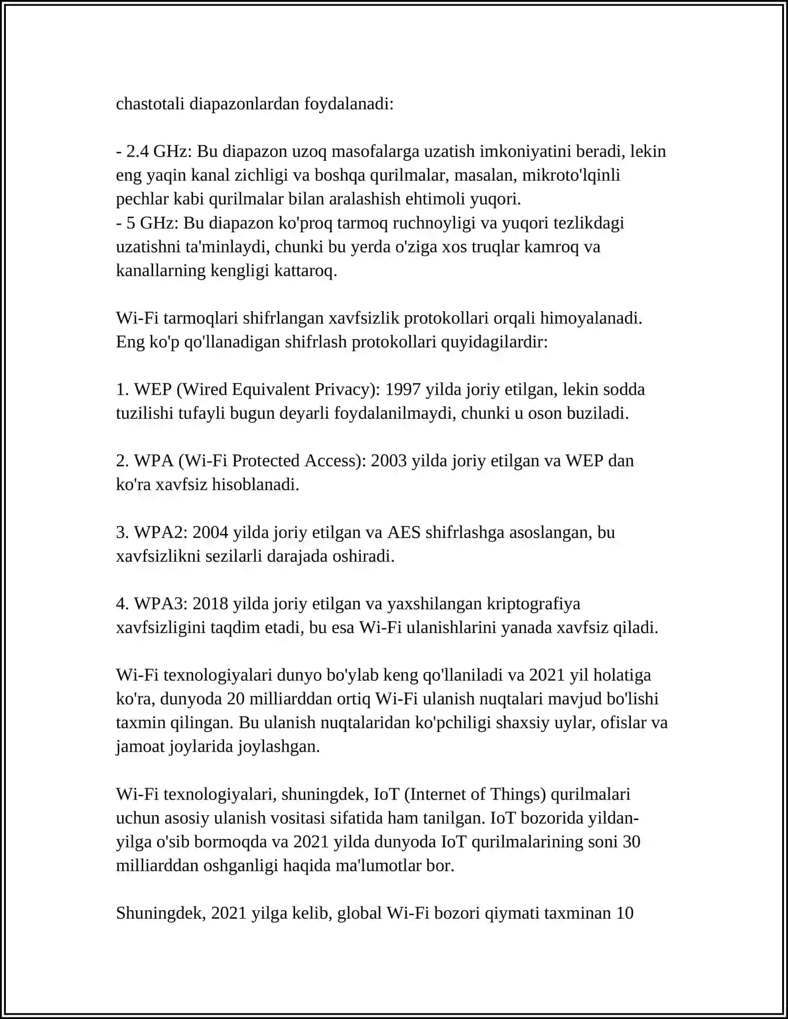 Wi-Fi texnologiyalari 4
