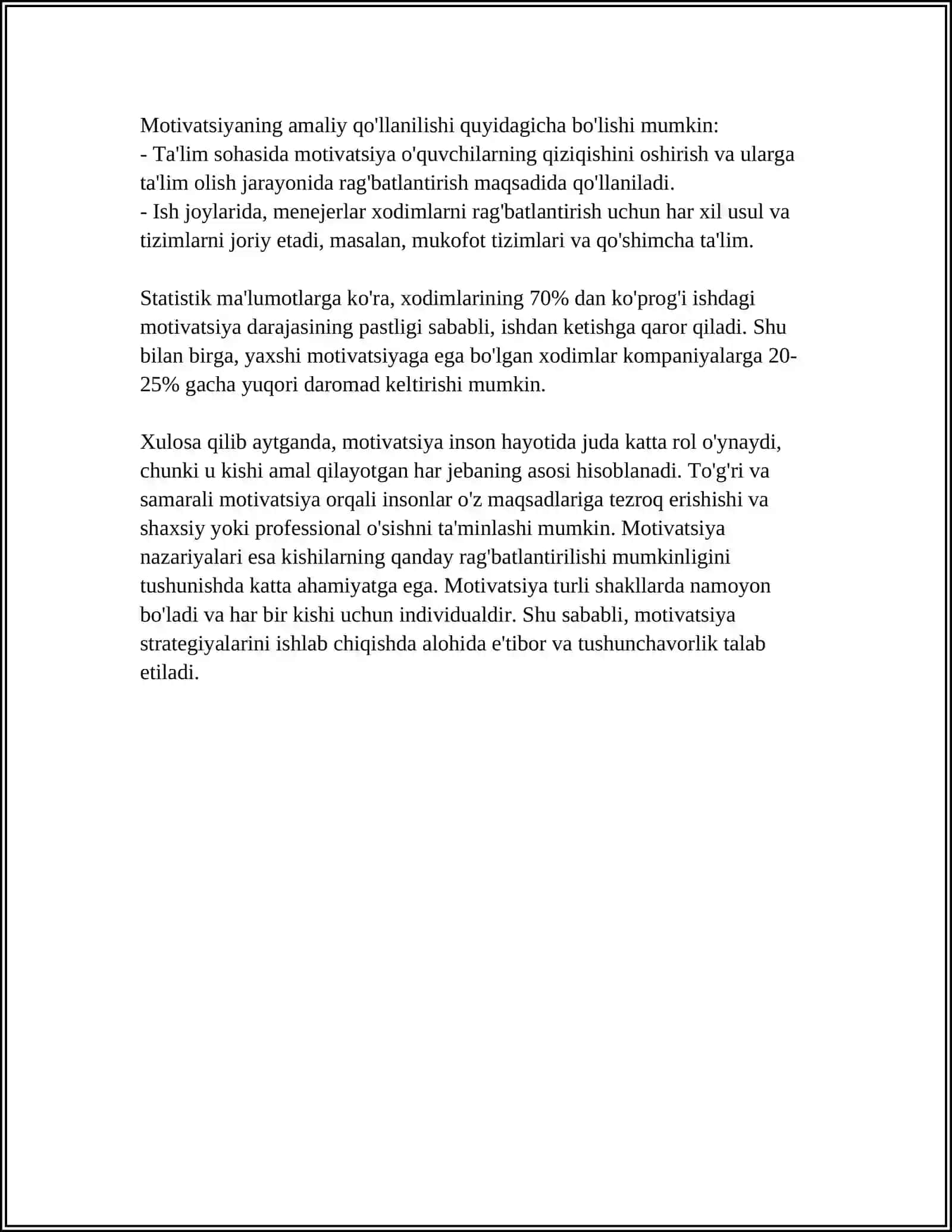 MOTIVATSIYA HAQIDA TUSHUNCHA 4