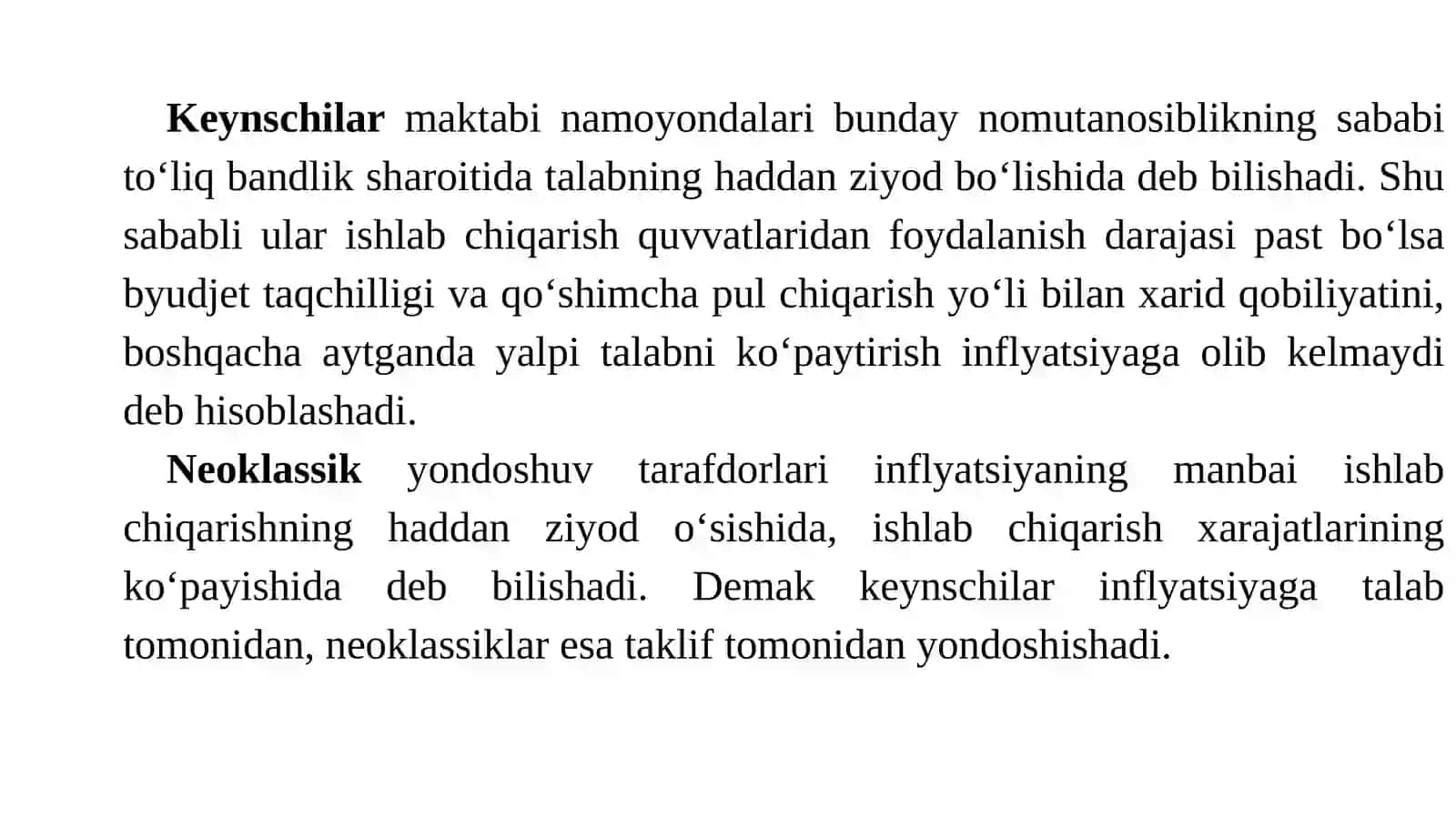INFLYATSIYA VA INFLYATSIYAGA QARSHI SIYOSAT 4