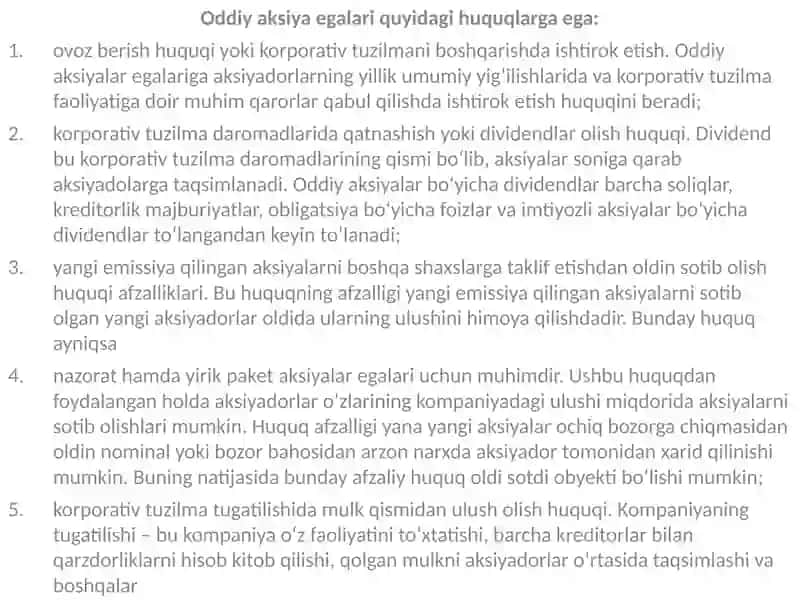 Aksiyalar Bozori 4