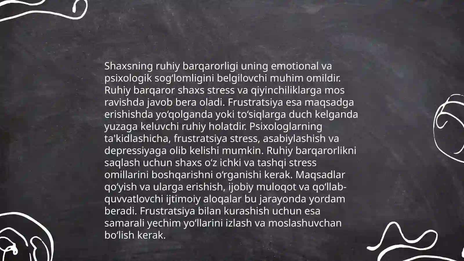 Frustratsion tolerantlik 4
