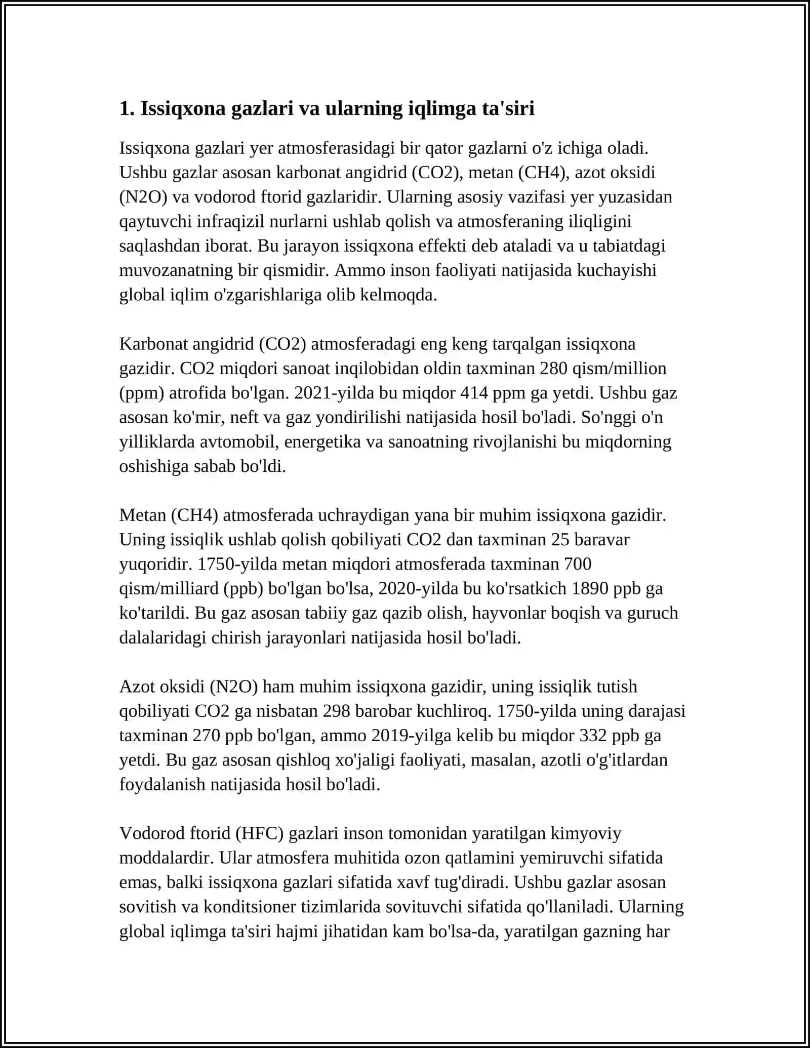 IQLIM OZGARISHINING SABABLARI VS OQIBATLARI 4