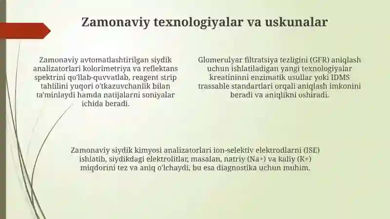 Siydikni laboratoriya tekshirish natijalari 4