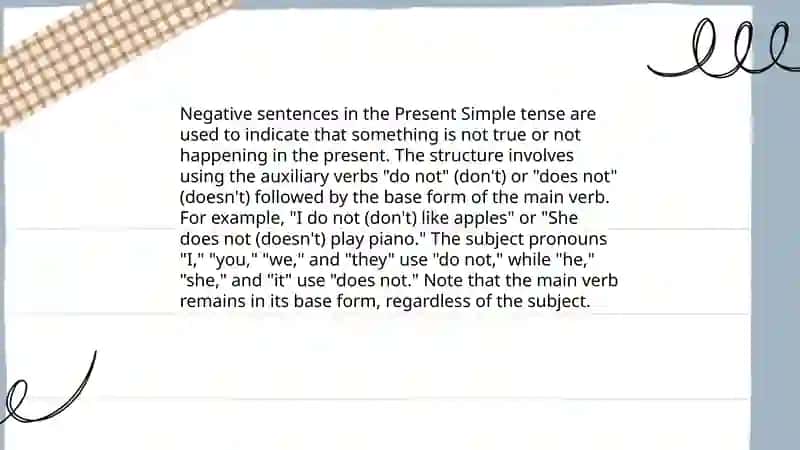 PRESENT SIMPLE TENSE 4