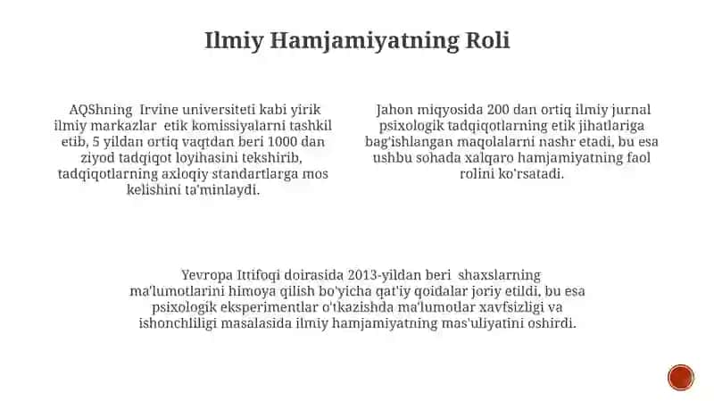 Psixologik eksperiment vaziyati va etikasi 4