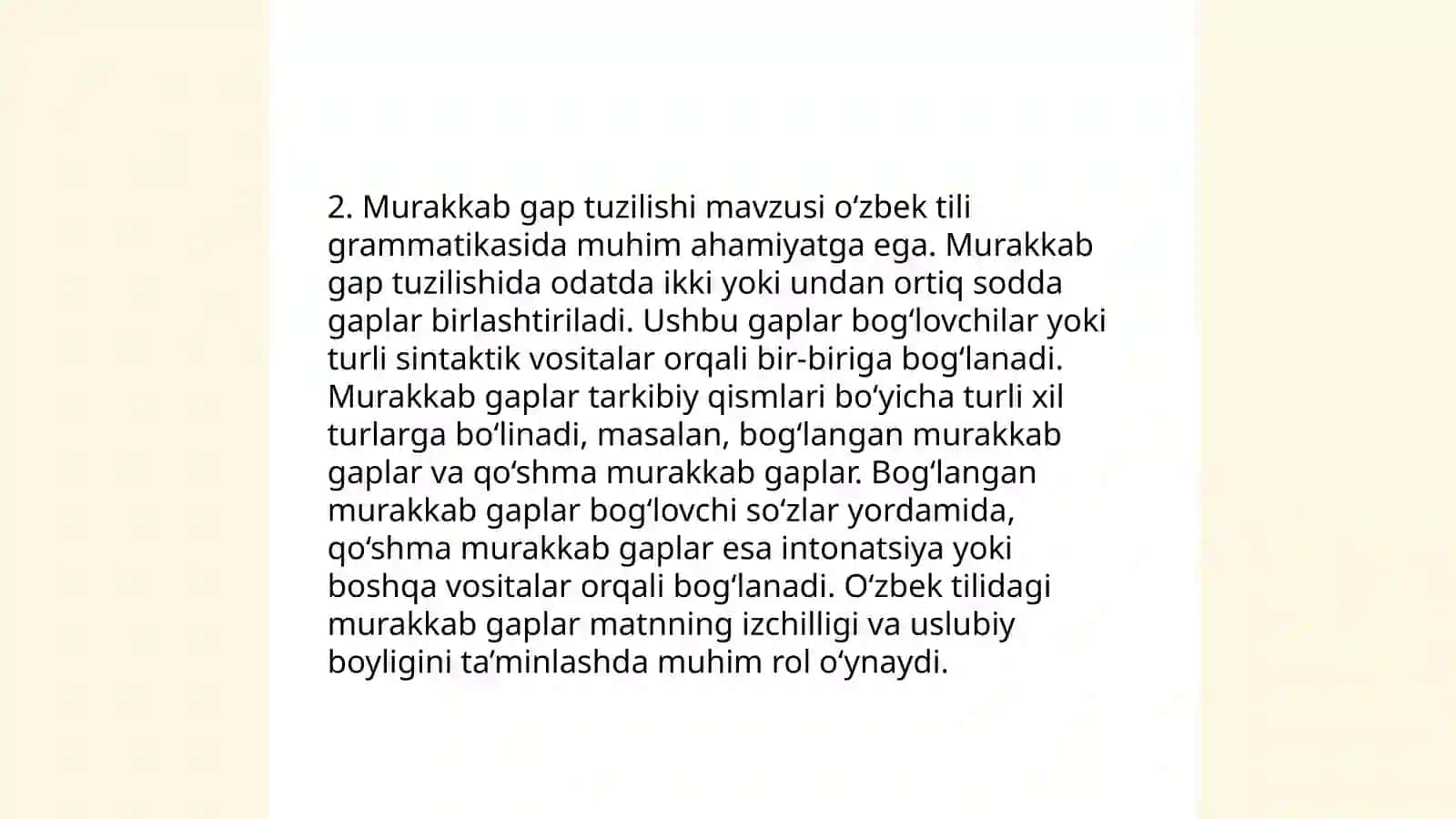 Oddiy gap tuzilishi 4