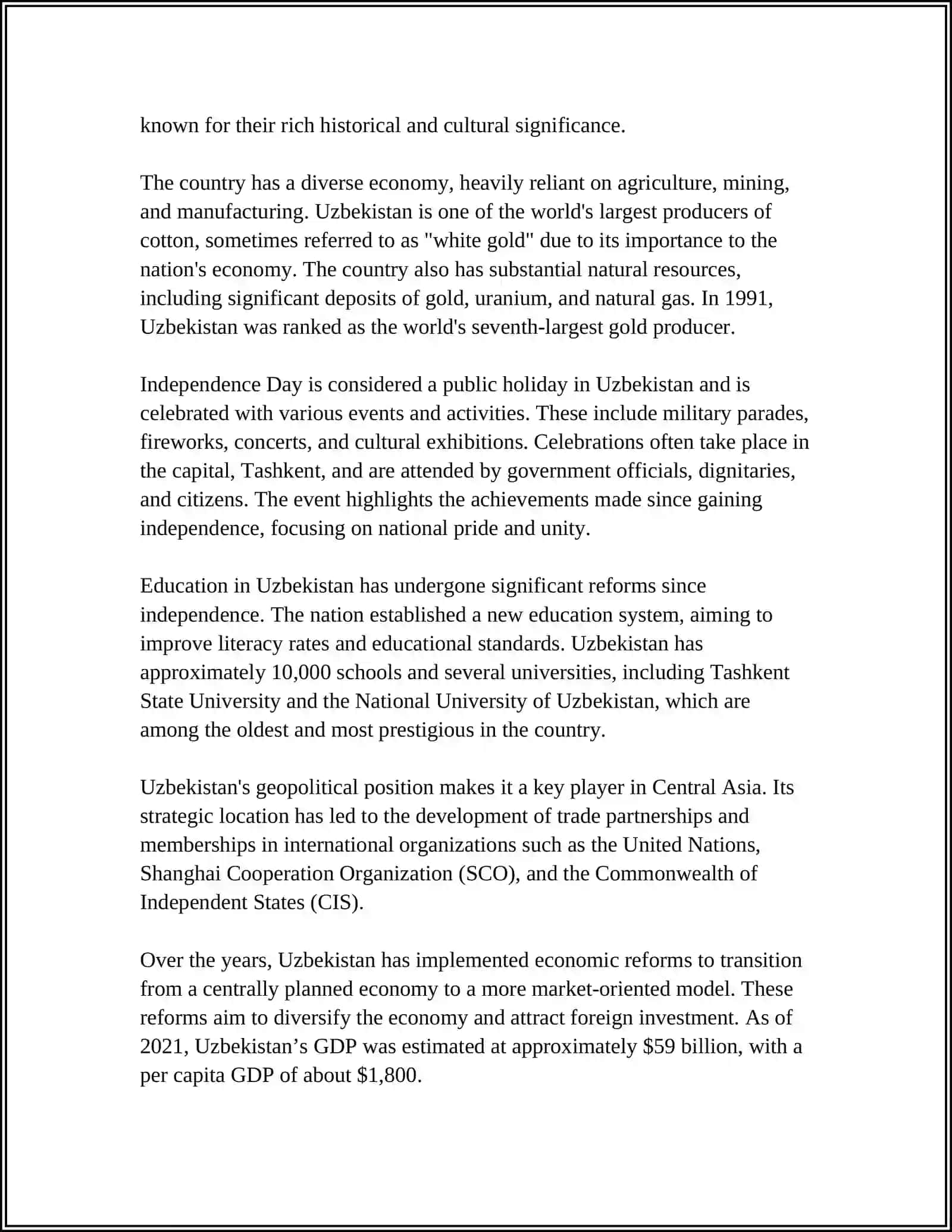 REFERAT - Uzbek National Holidays 4