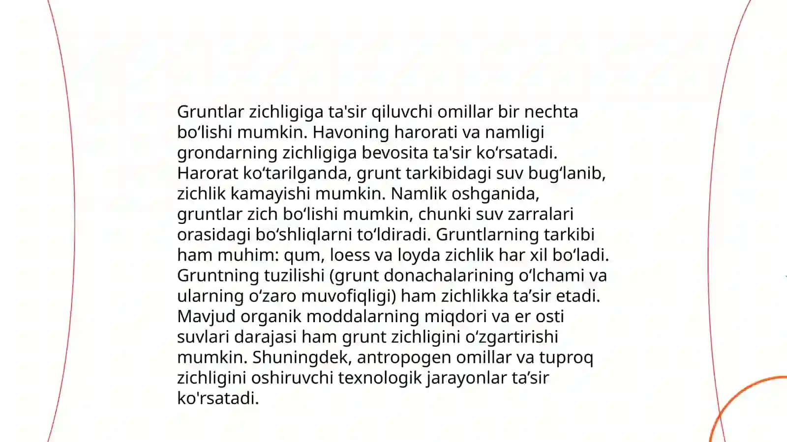 Gruntlar zichligi 4