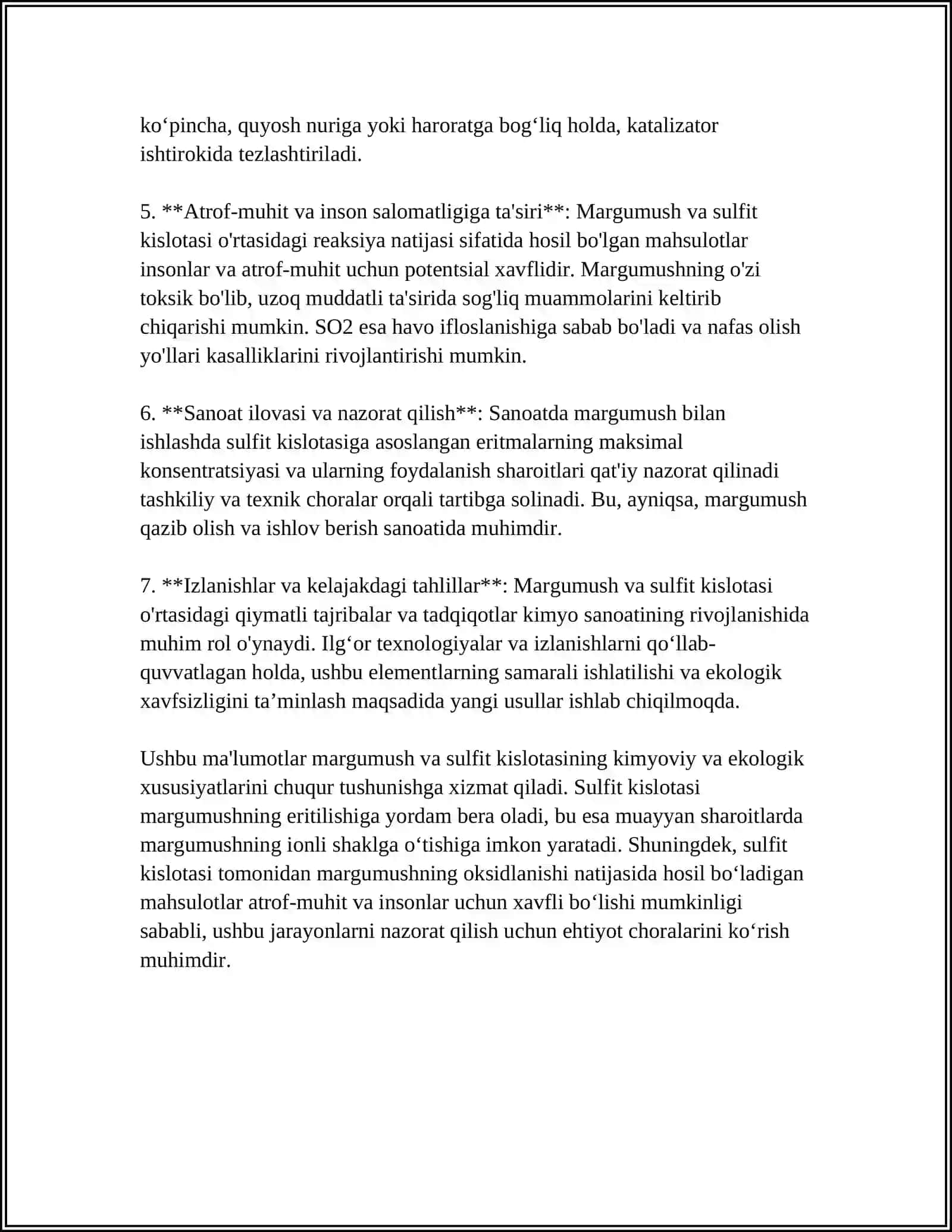 MARGUMUSHNING SULFIT KISLOTALARI 4