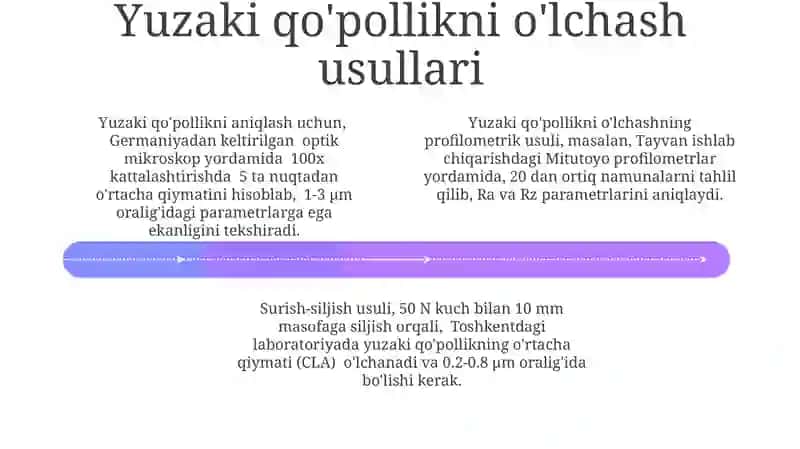 Sifatni baholash va hisobot berish 4