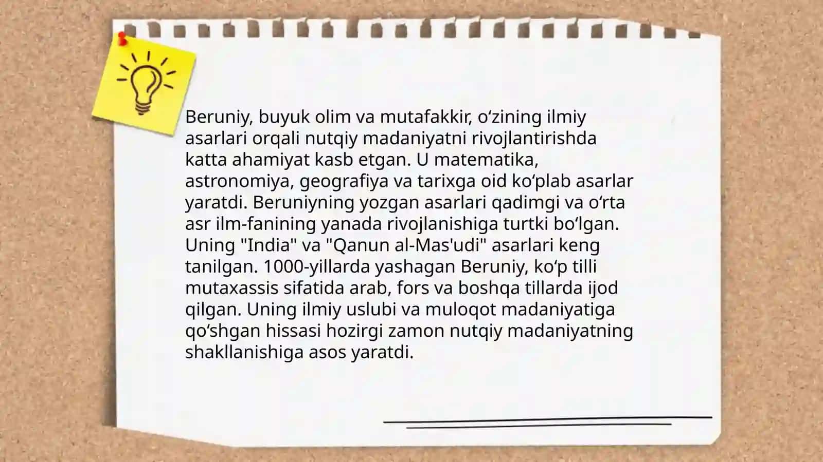 BERUNIYNING NUTQ MADANIYATIGA OID QARASHLARI 4