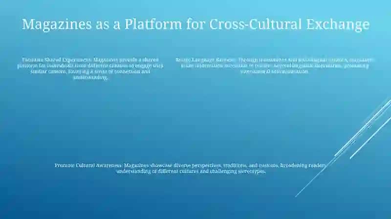 Magazines and Intercultural Communication 4