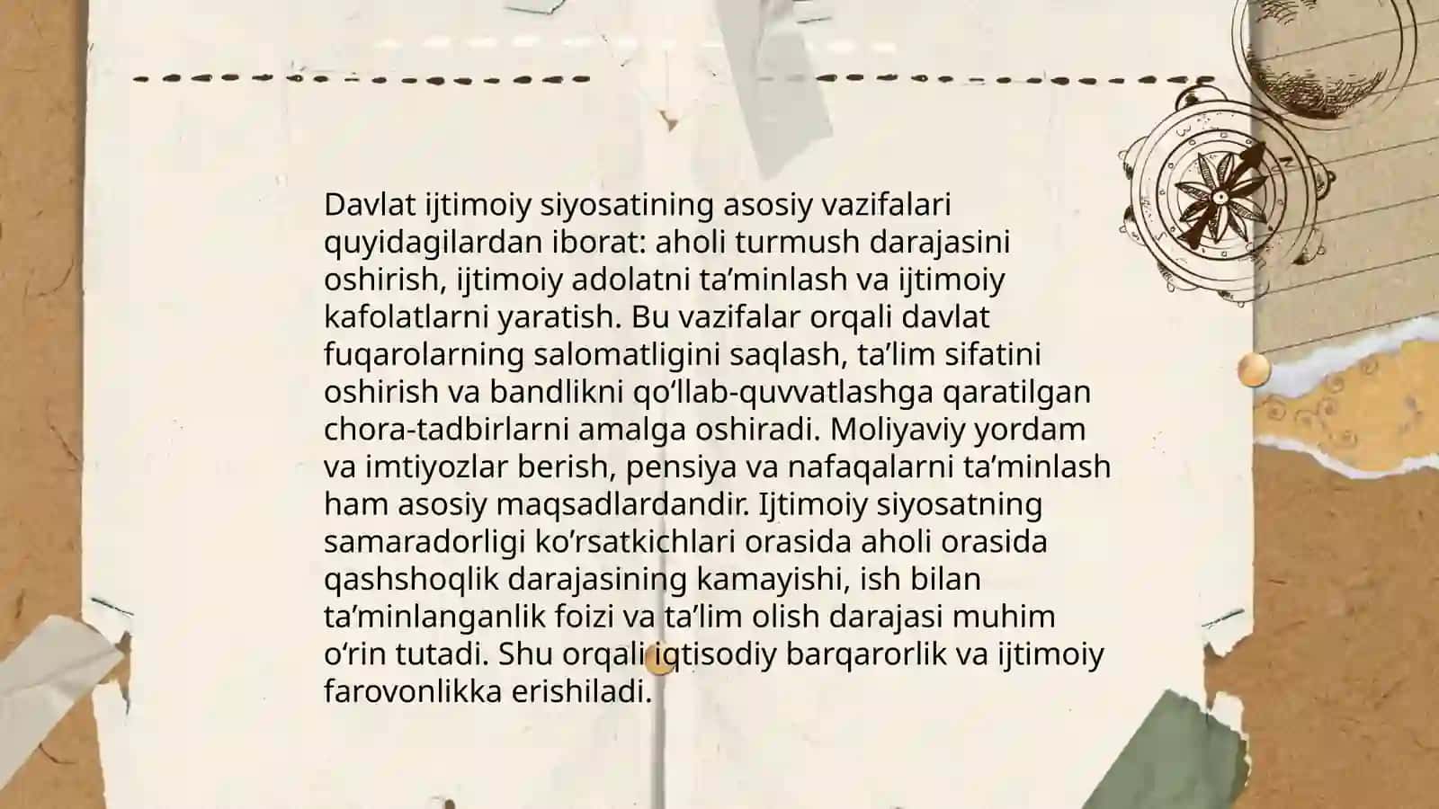 Aholini ijtimoiy himoya qilish davlat ijtimoiy siyosatning asosiy yoʻnalishi 4